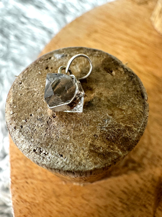 925 Silver Herkimer Diamond Pendant | 2g