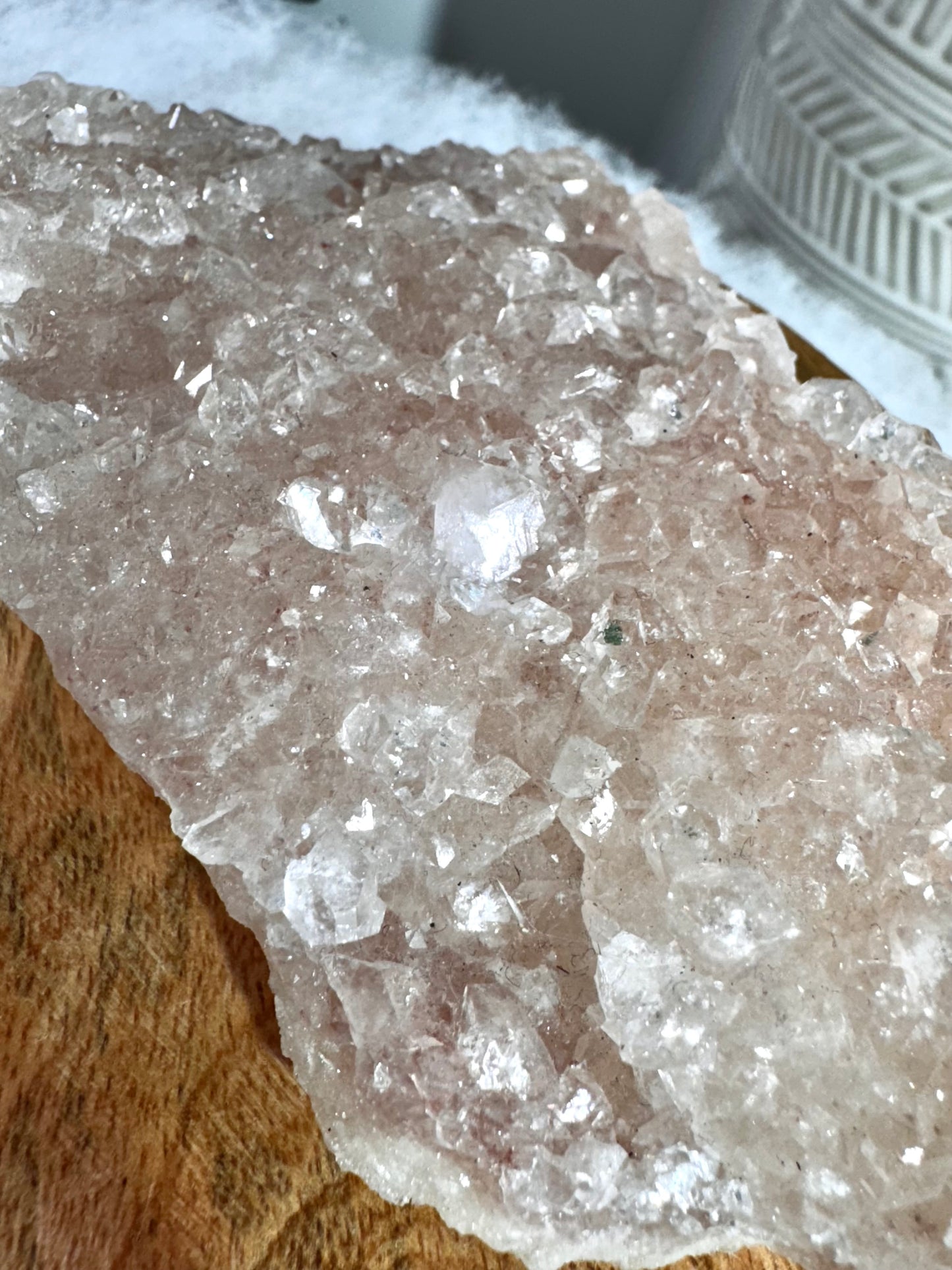 Pink Apophyllite Cluster | 217g