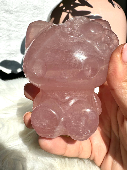 Rose Quartz - Hello Kitty with Star (L)