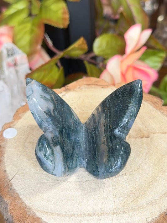 Moss Agate Butterfly | 60g