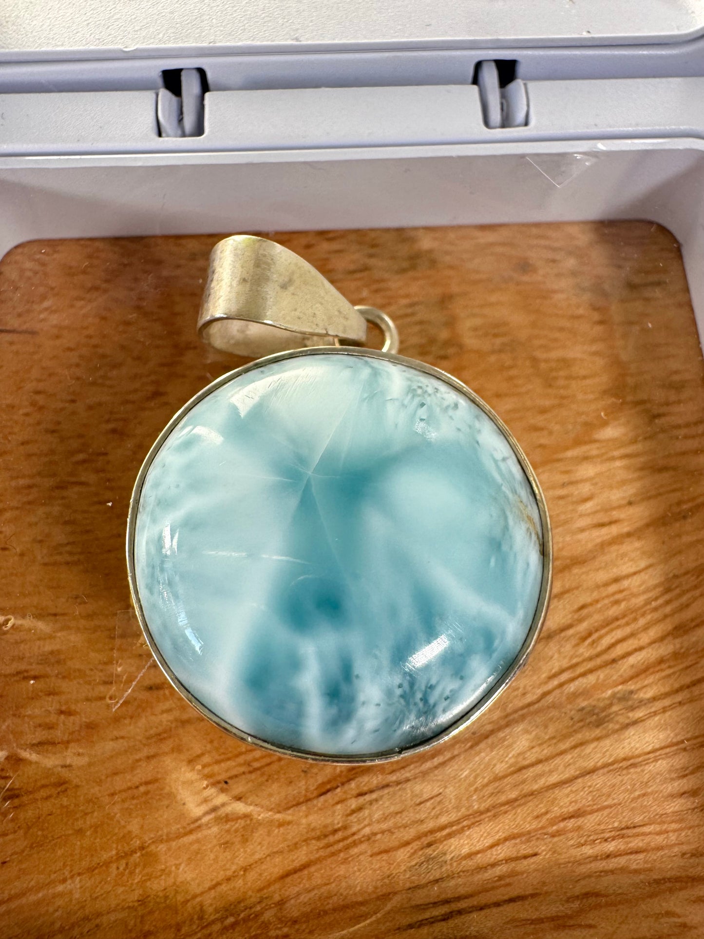 925 Silver Larimar Pendant | 15g