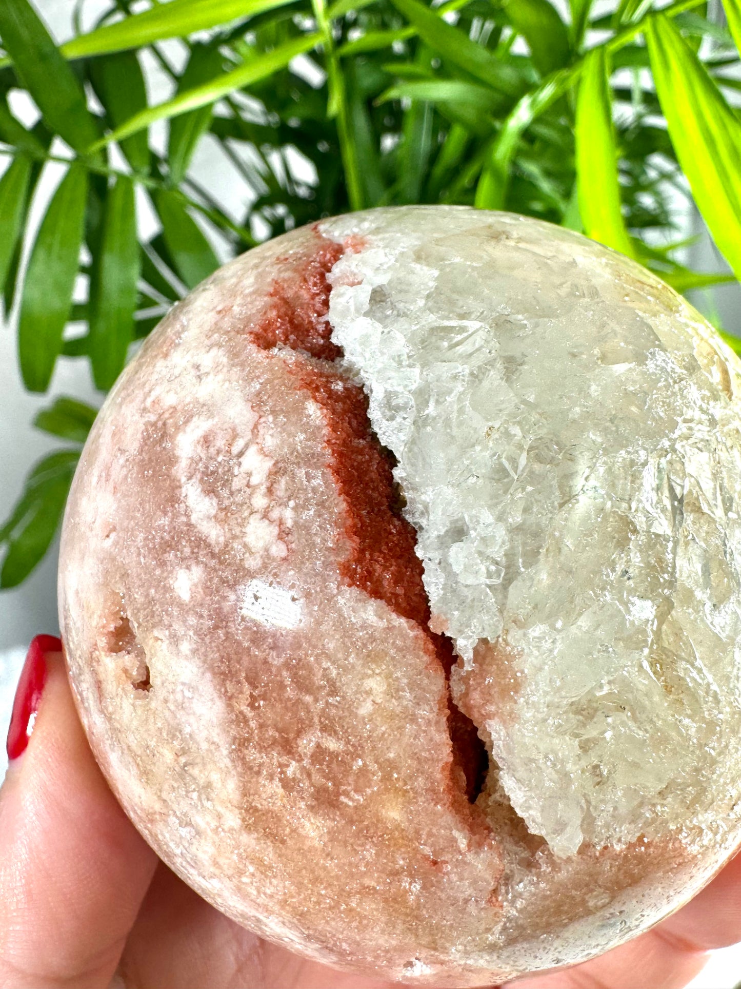 Pink Amethyst & Quartz Sphere | 560g