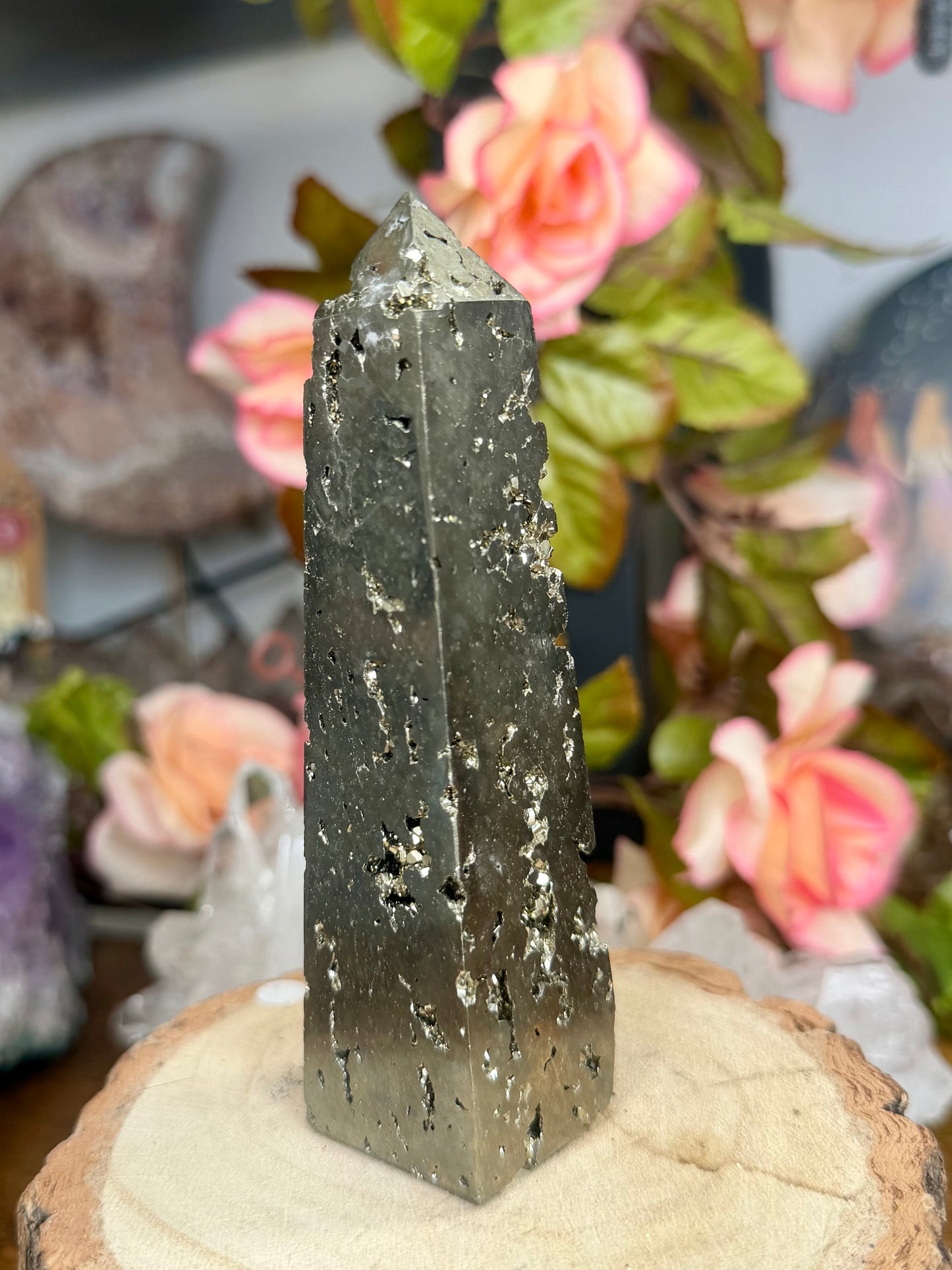 High Quality Pyrite Tower  | 292g