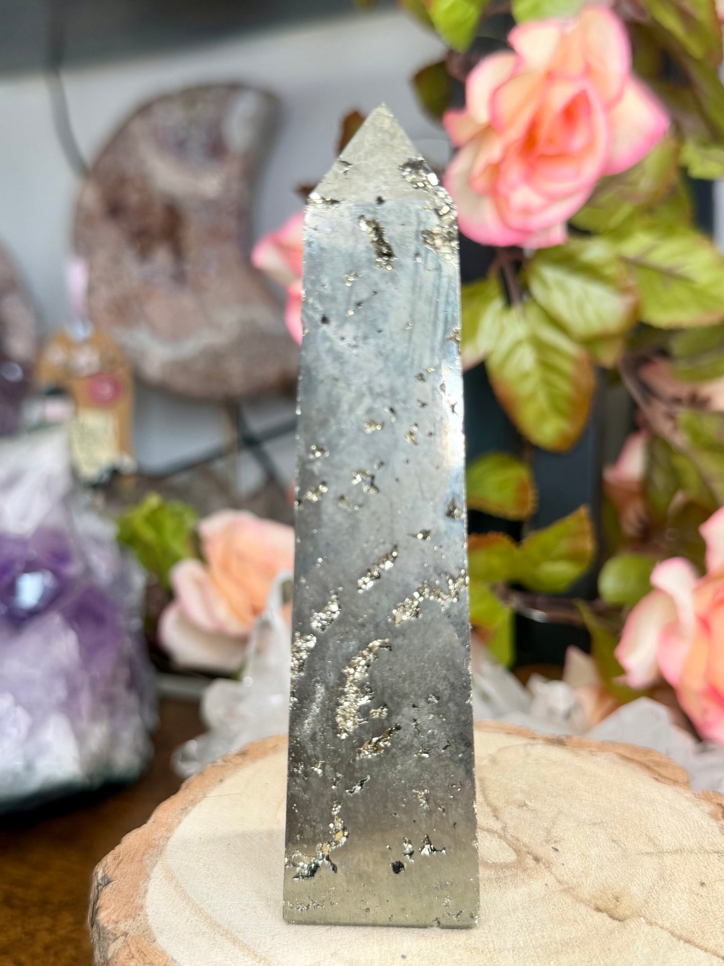 High Quality Pyrite Tower  | 292g