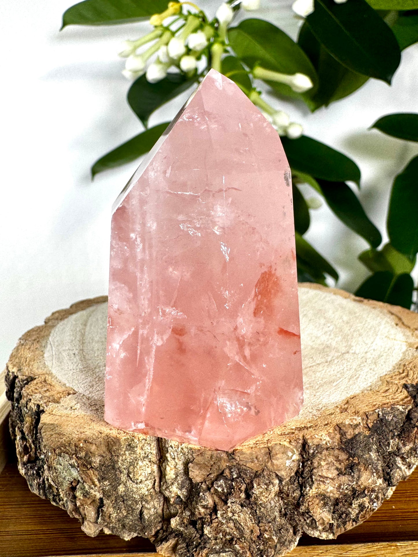 High Quality Rose Quartz Tower | 167g