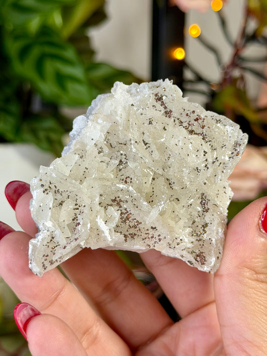 Calcite with Chalcopyrite with Stand 1  | 88g