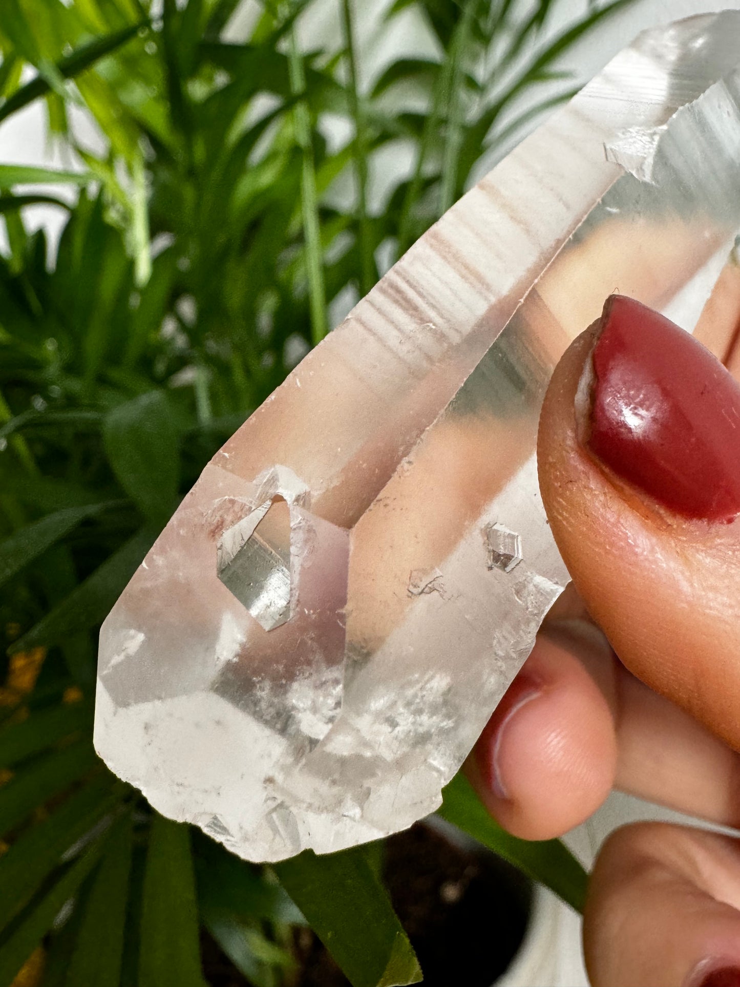 A+ Natural Serra do Cabral Double Terminated Lemurian quartz | 51g