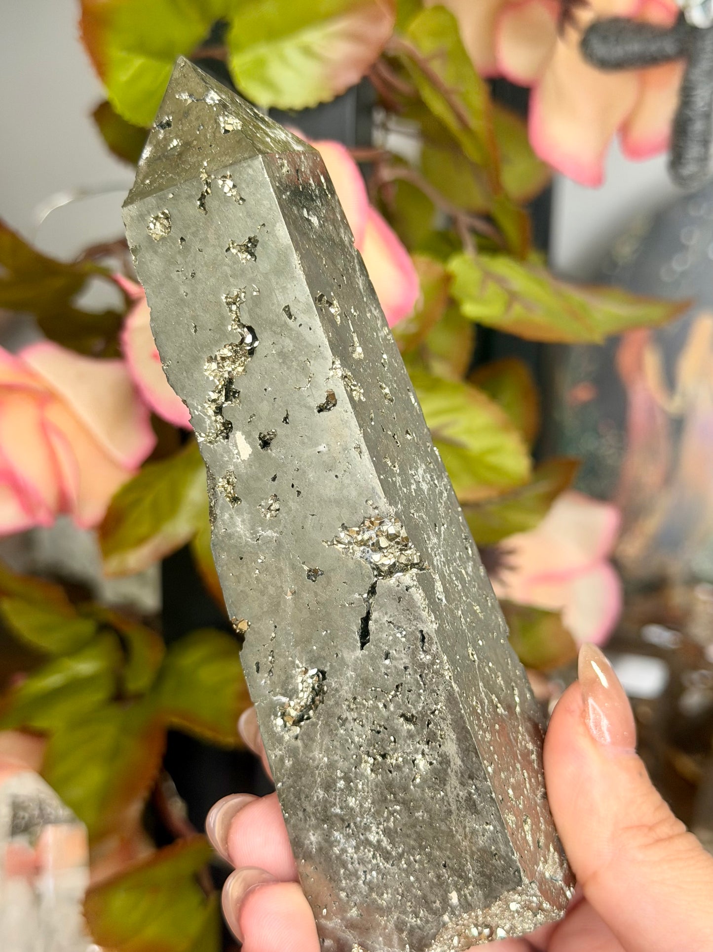 High Quality Pyrite Tower  | 375g