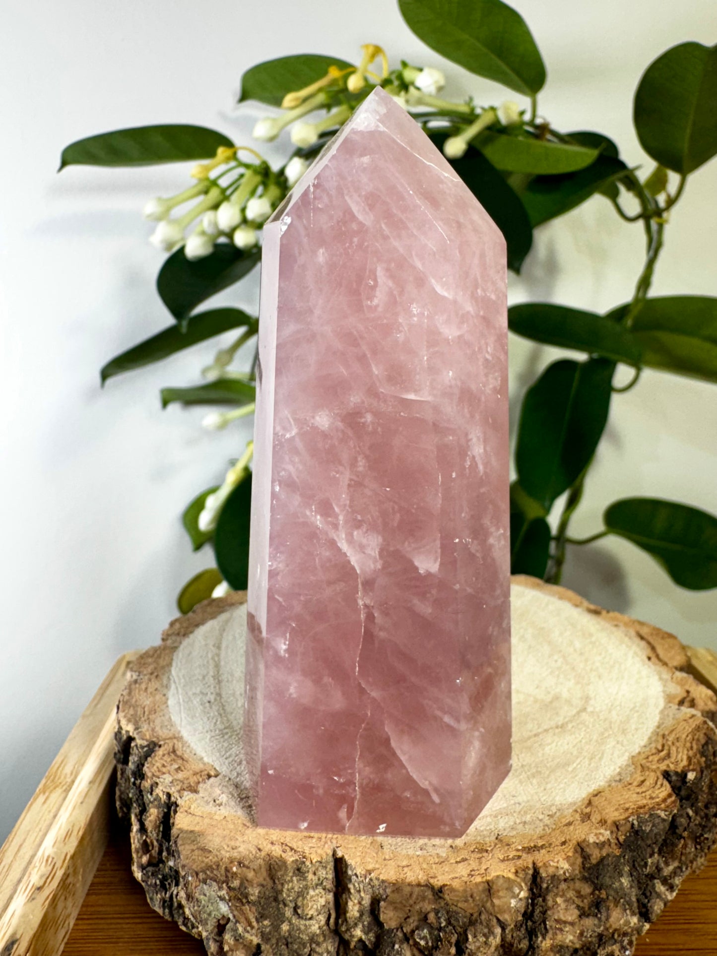 High Quality Rose Quartz Tower | 228g