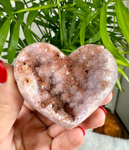 Pink Amethyst Heart | 91g