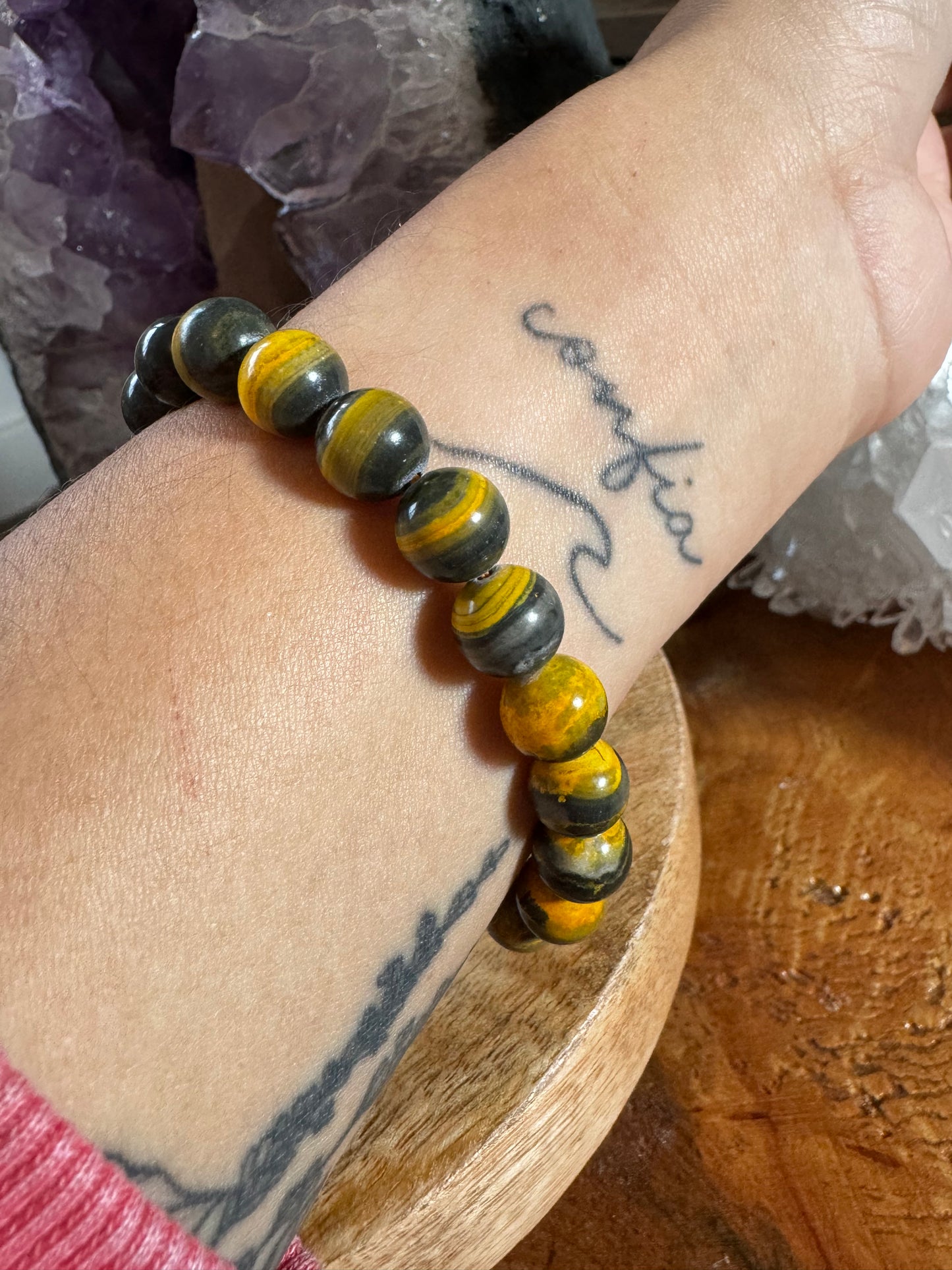 Bumblebee Jasper Bracelet |9.2 mm