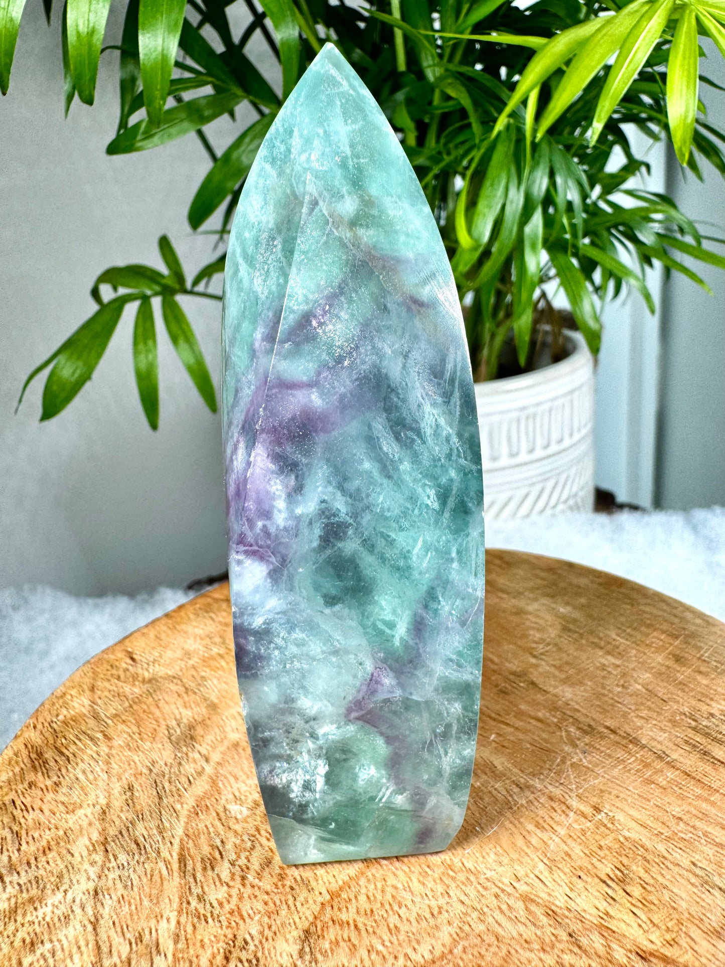 Rainbow Fluorite Flame | 292g