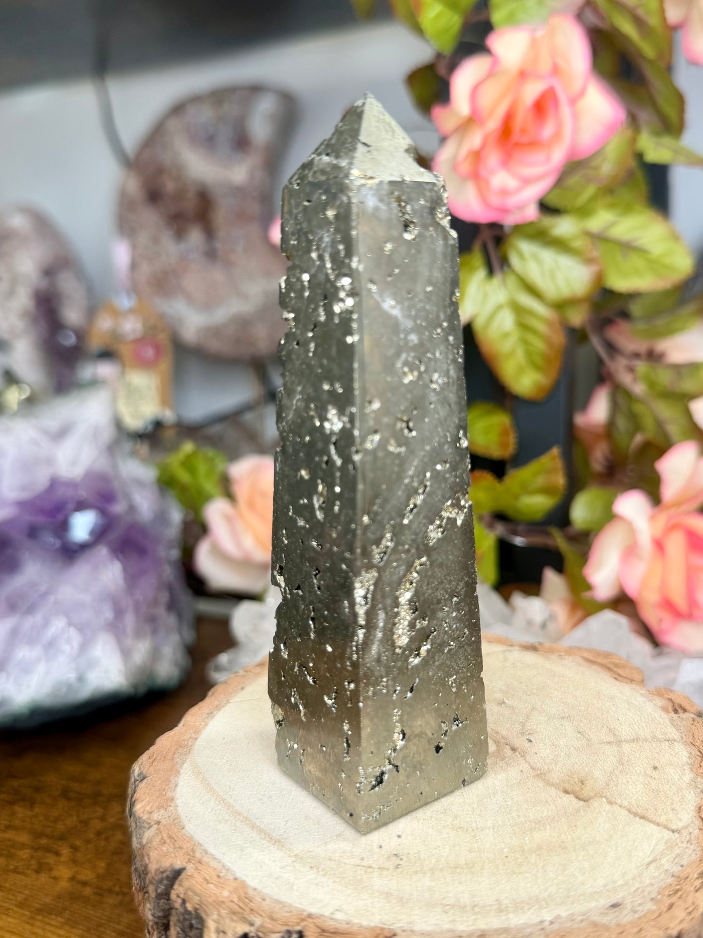 High Quality Pyrite Tower  | 292g