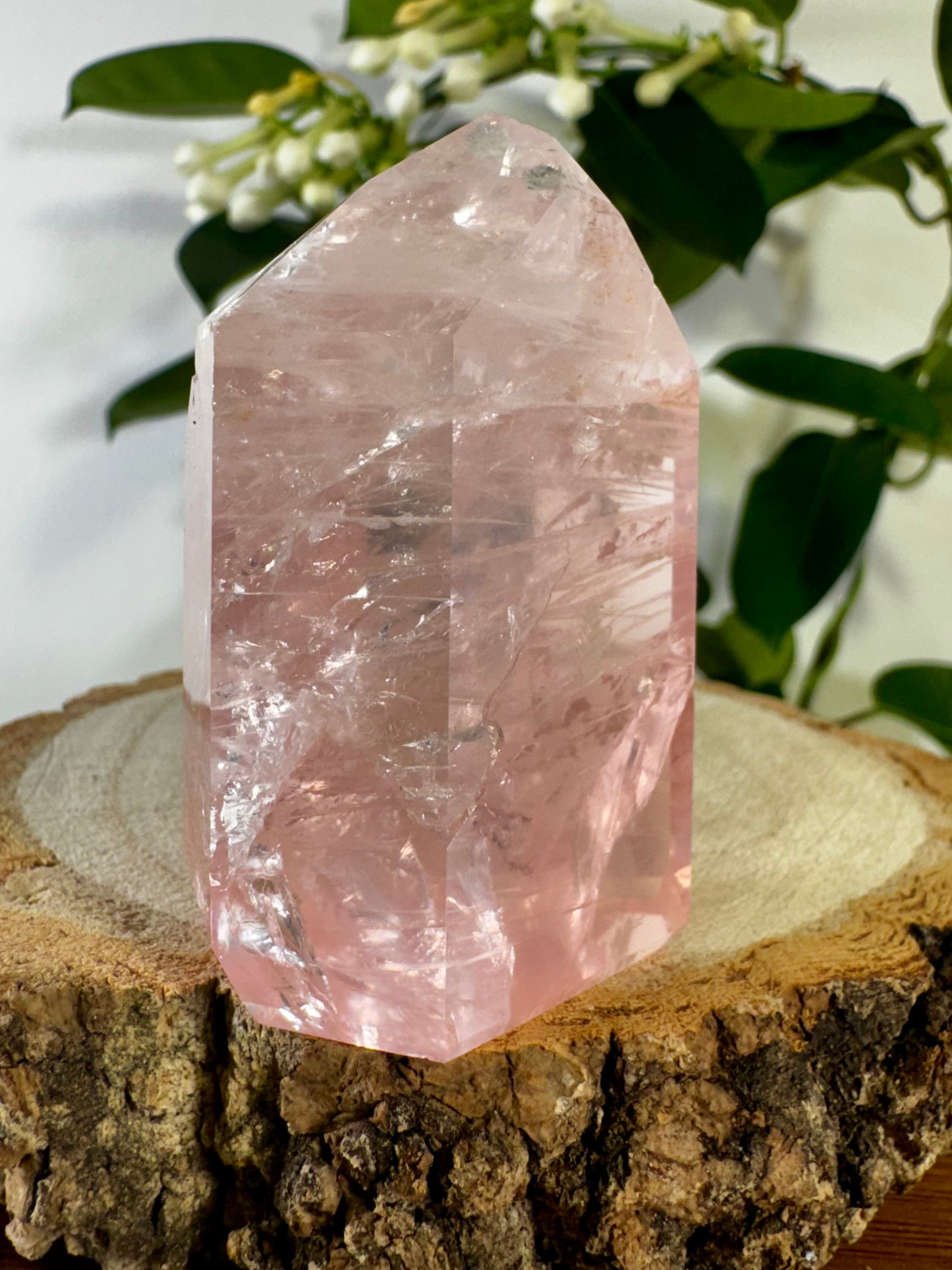 High Quality Rose Quartz Tower | 106g