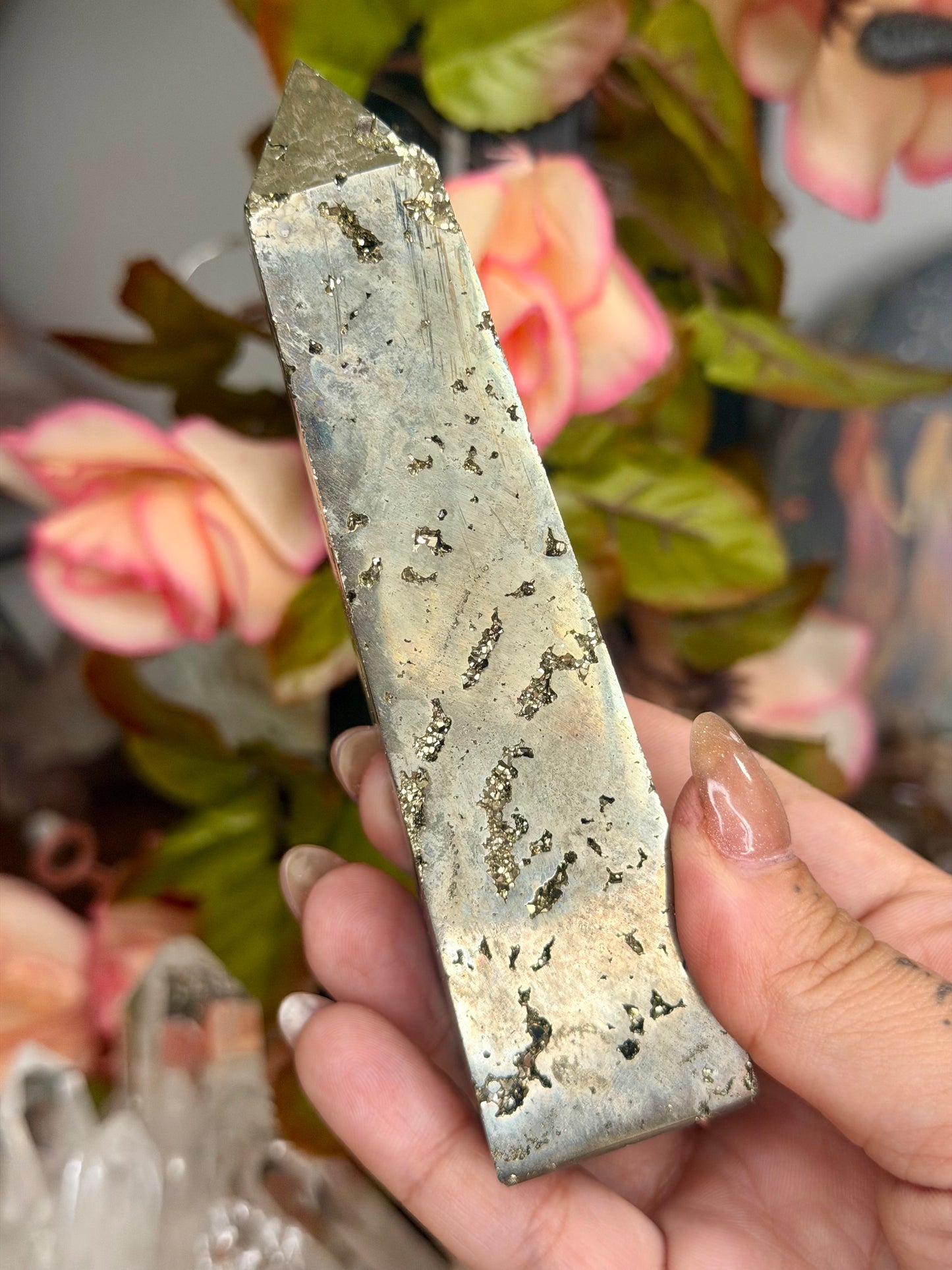 High Quality Pyrite Tower  | 292g