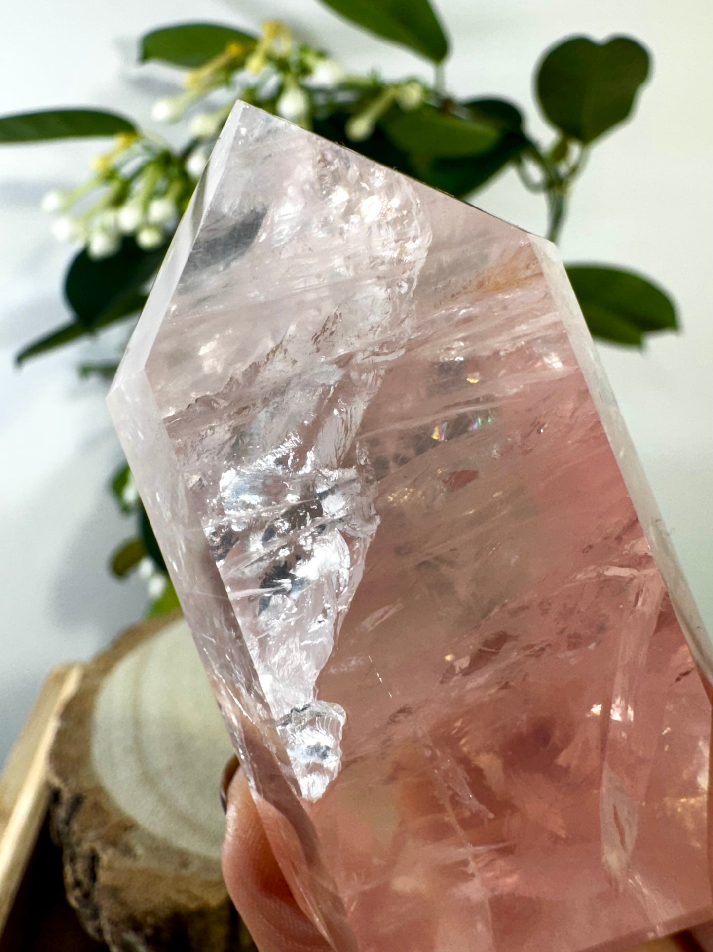 High Quality Rose Quartz Tower | 106g