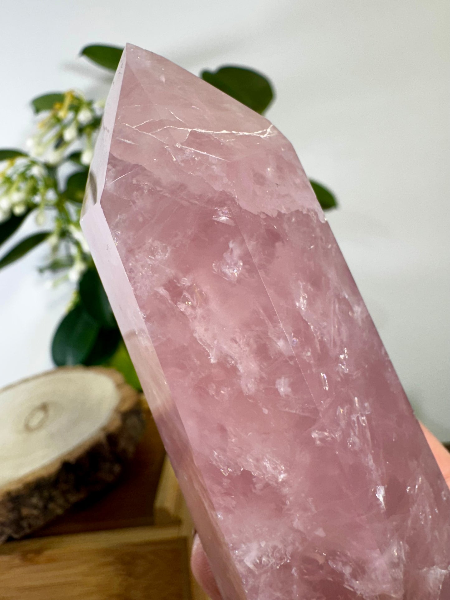 High Quality Rose Quartz Tower | 228g