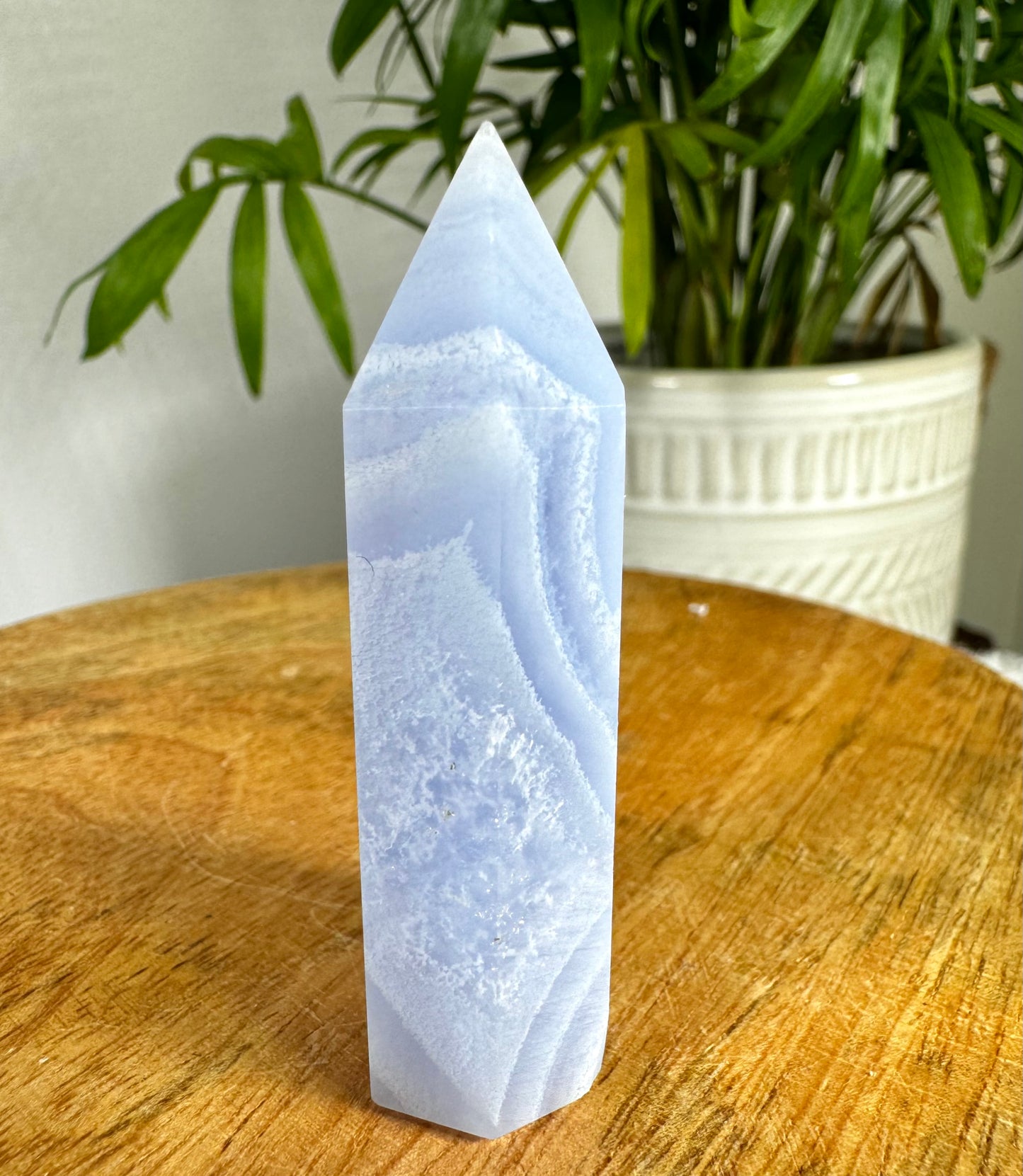 Mini Blue Lace Agate Tower | 35g