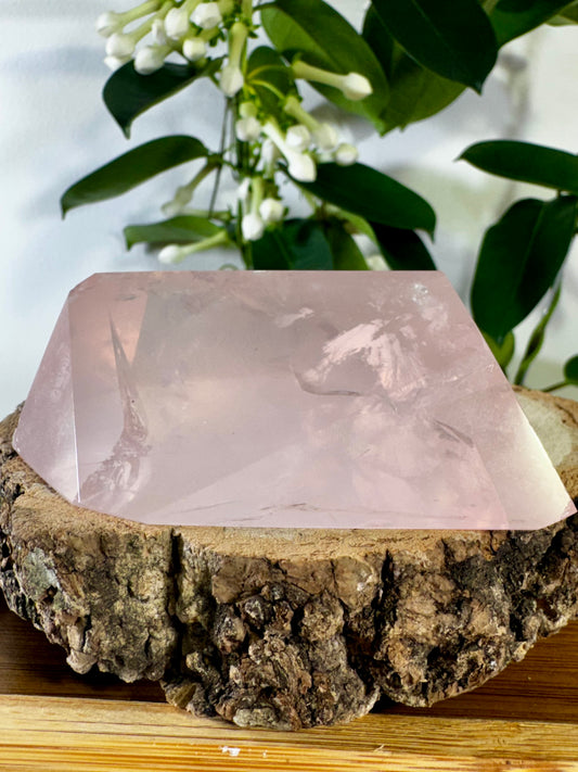 High Quality Rose Quartz Free Form | 146g | Discounted (chipped)