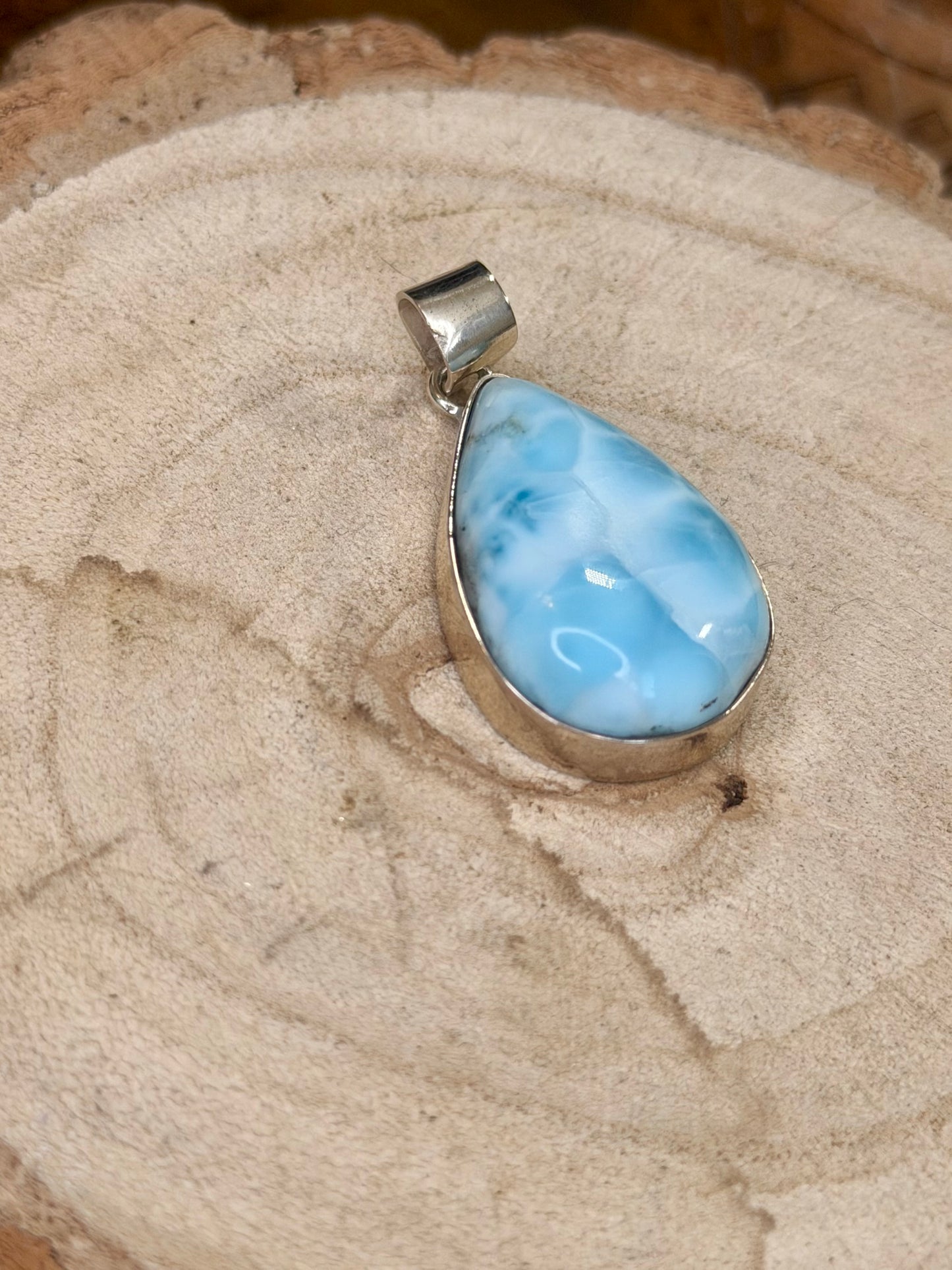 Silver 925 Larimar Pendant | 12g