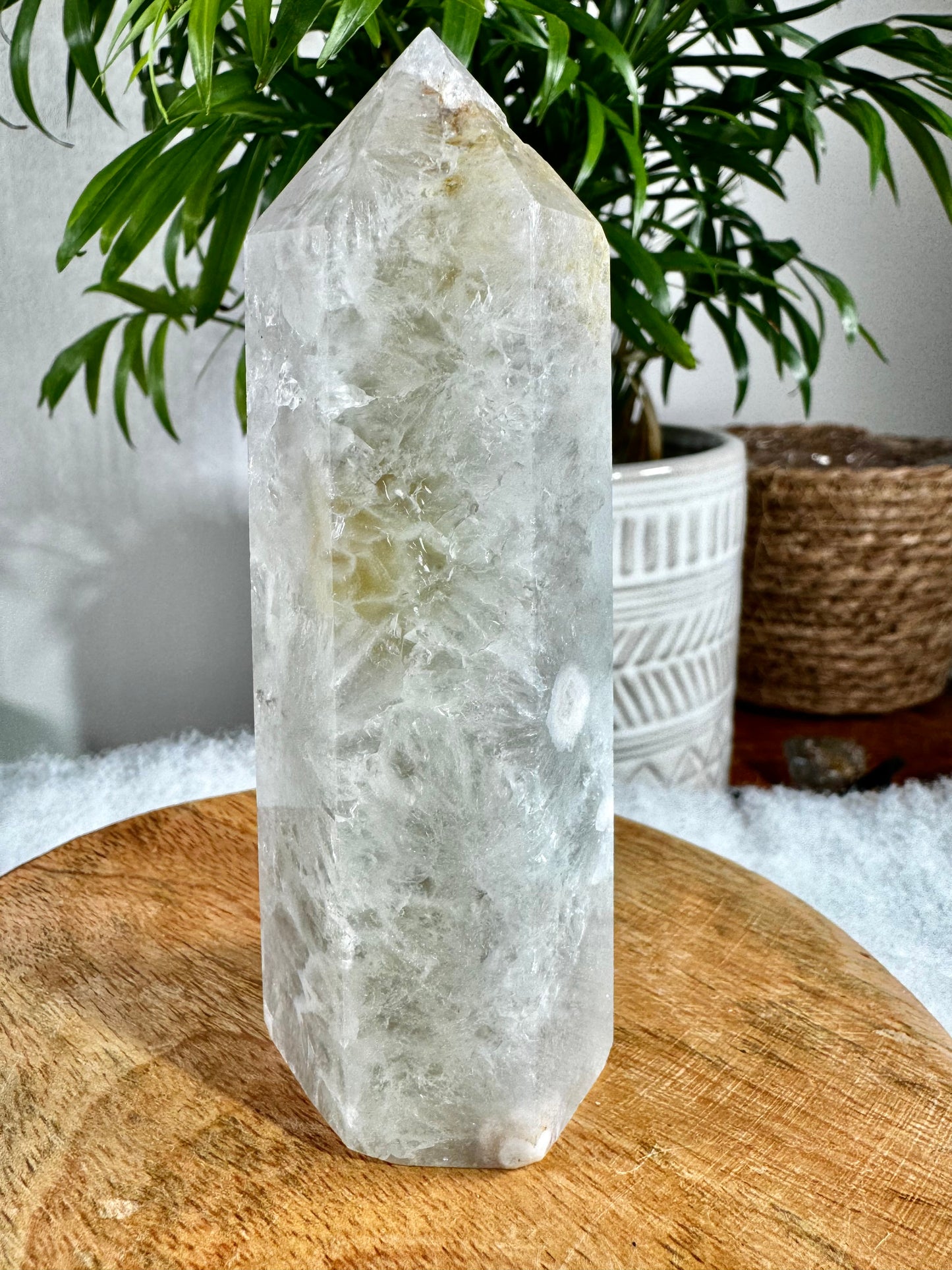 Agate Tower with Quartz | 245g