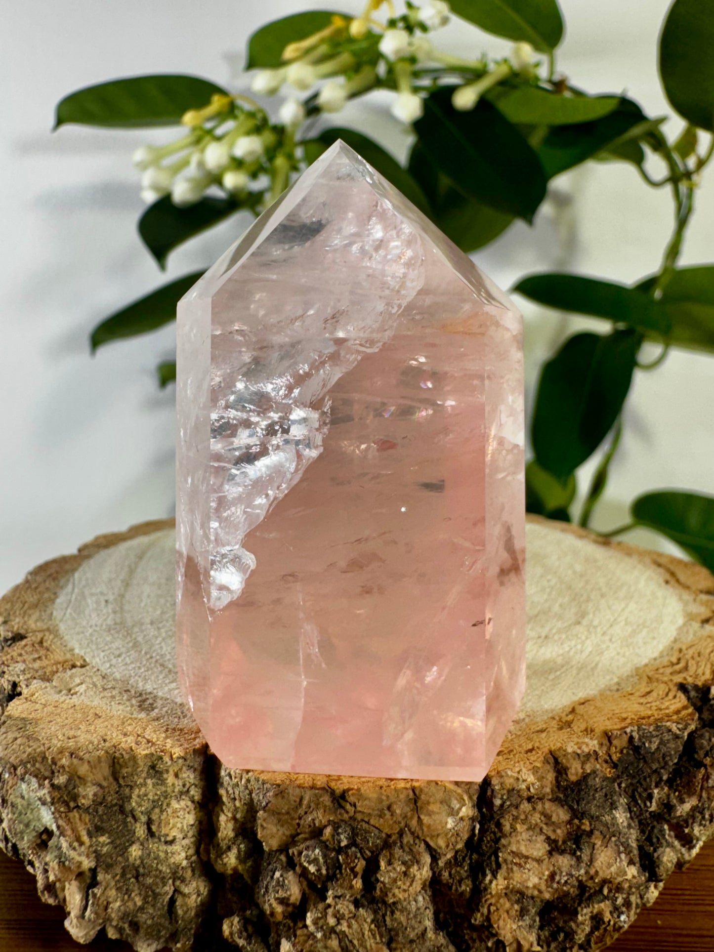 High Quality Rose Quartz Tower | 106g