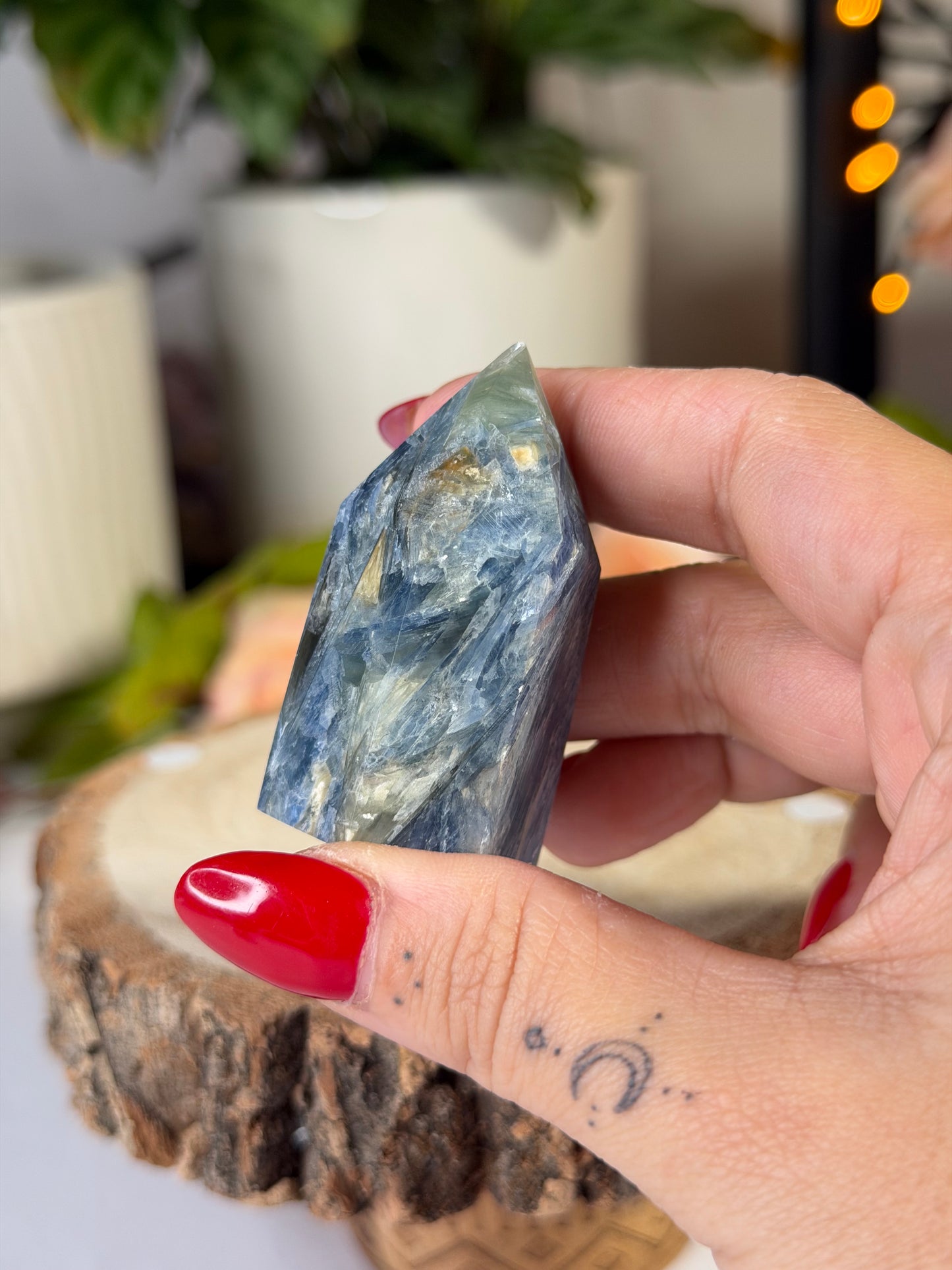 Mini Blue Kyanite Tower from Brazil 3 | 58g