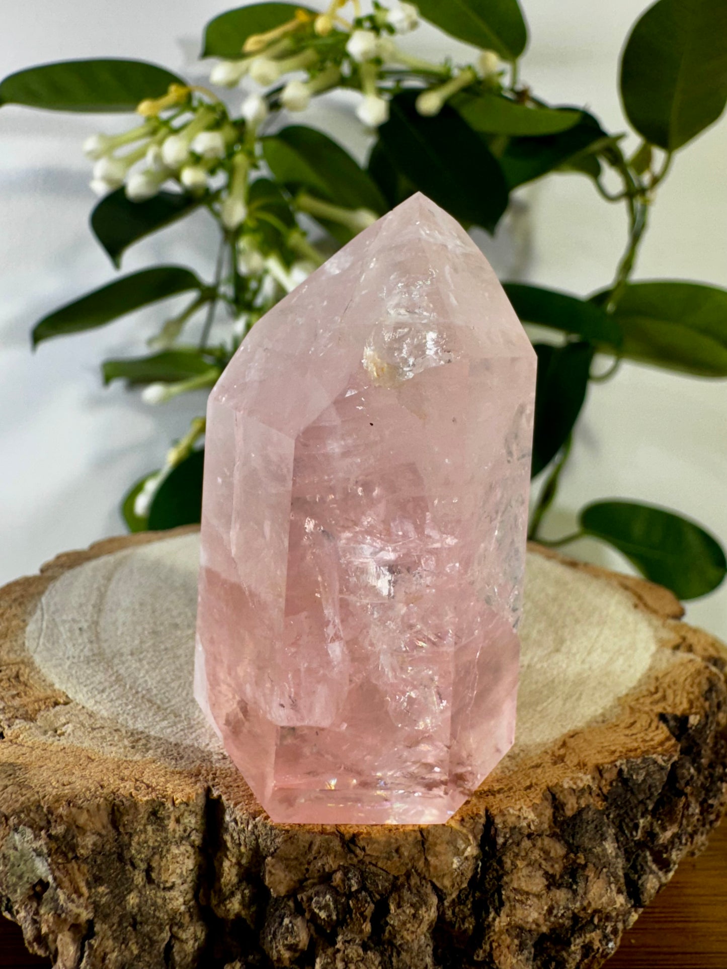 High Quality Rose Quartz Tower | 106g