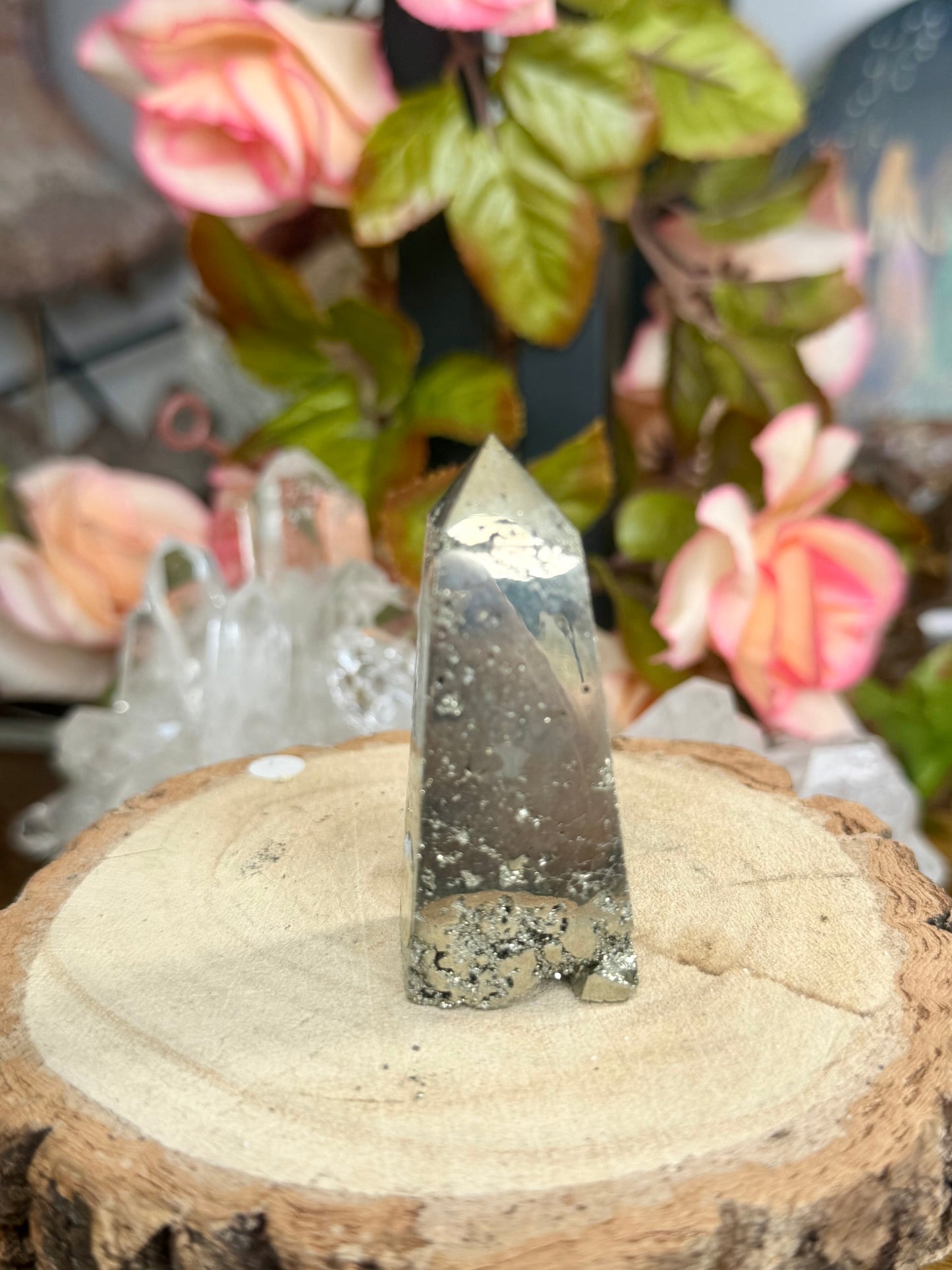 High Quality Pyrite Tower  | 80g