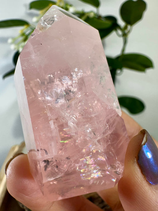 High Quality Rose Quartz Tower | 106g