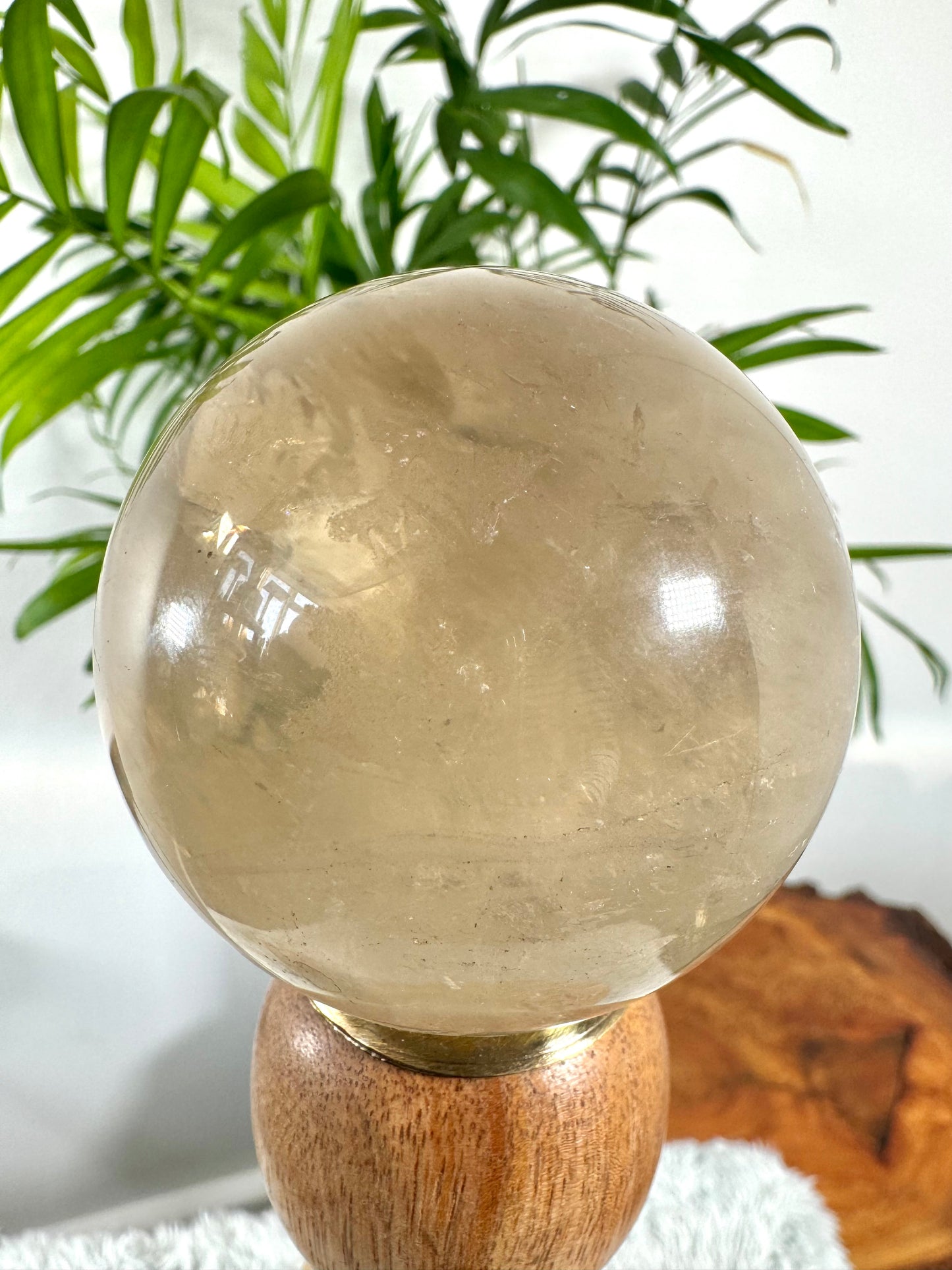 100% Natural Brazilian Champagne Citrine Sphere | 297g