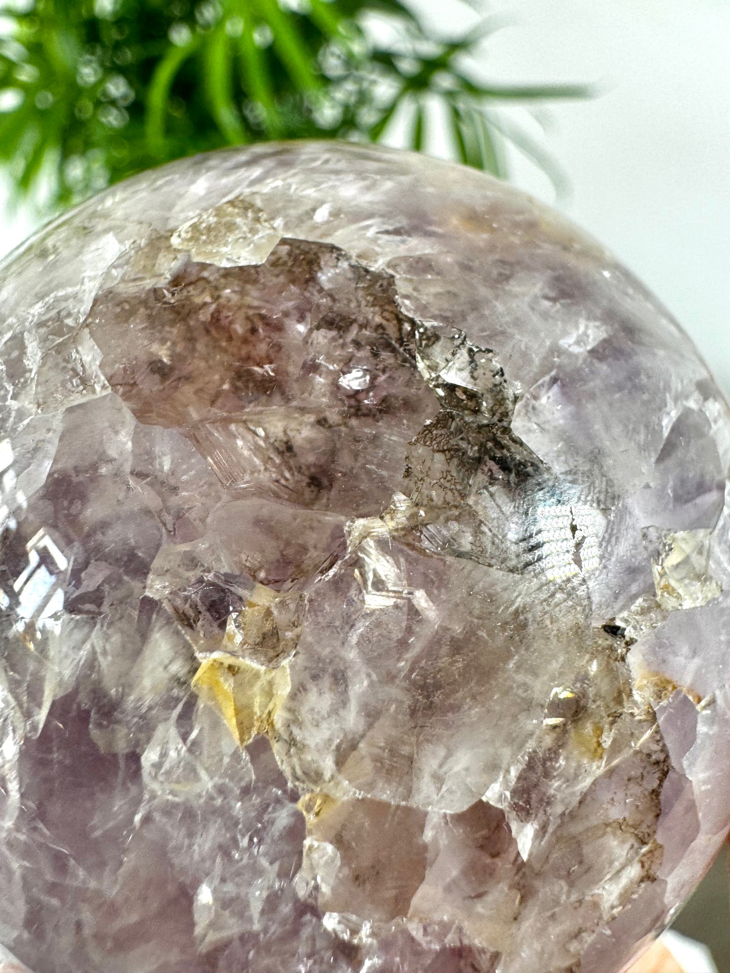 Pink Amethyst & Amethyst Sphere | 295g