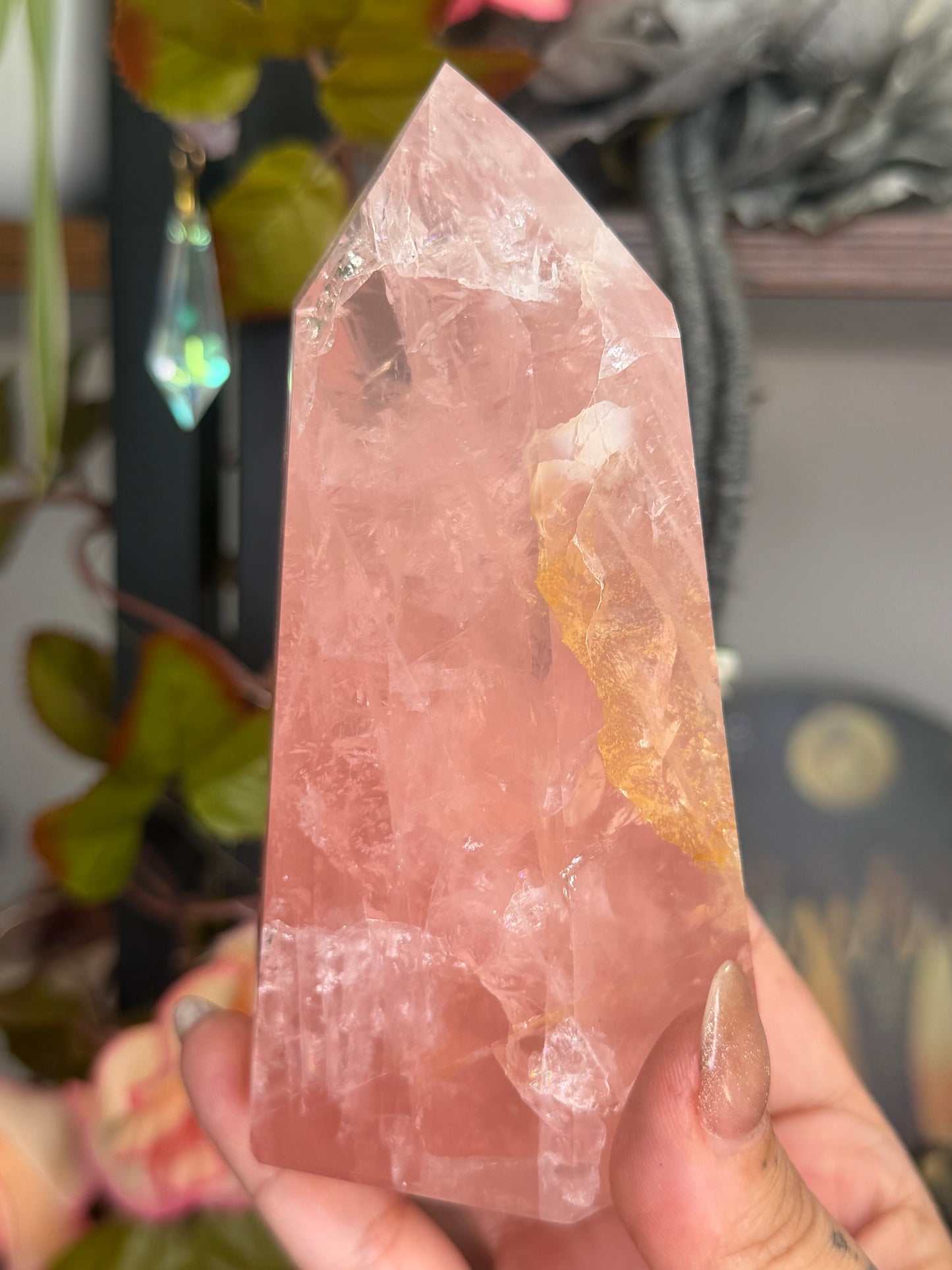 High Quality Rose Quartz Tower | 448g