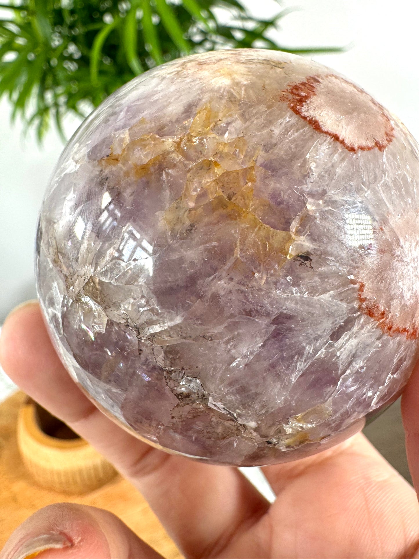 Pink Amethyst & Amethyst Sphere | 295g