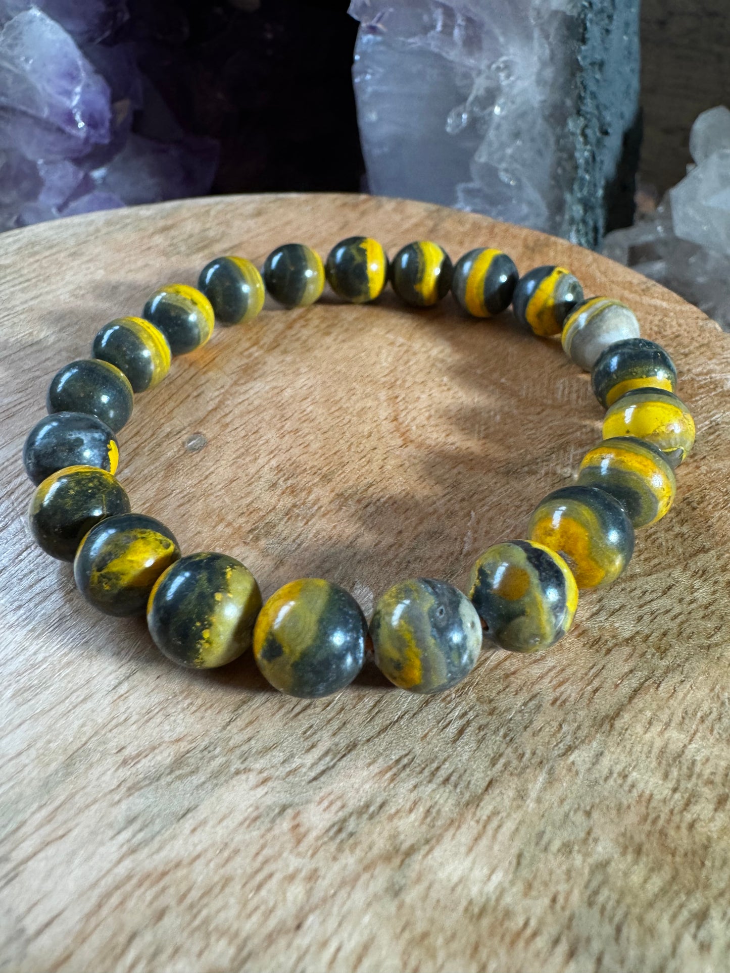 Bumblebee Jasper Bracelet |9.2 mm