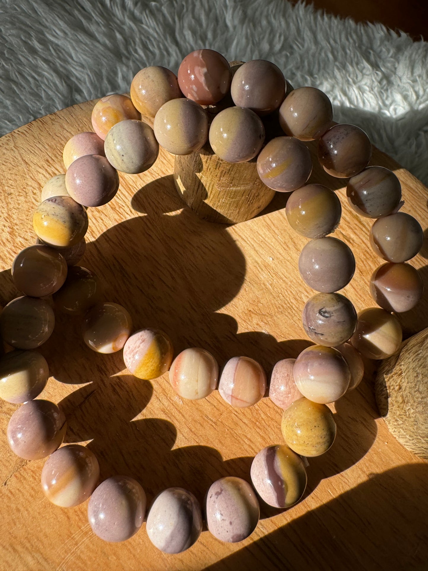 Pastel Mookaite Bracelet |9.5 mm