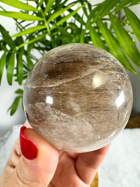 Rutilated Quartz Sphere | 199g