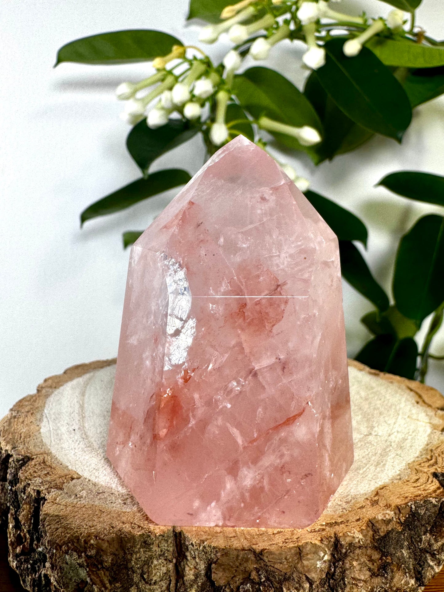 High Quality Rose Quartz Tower | 167g