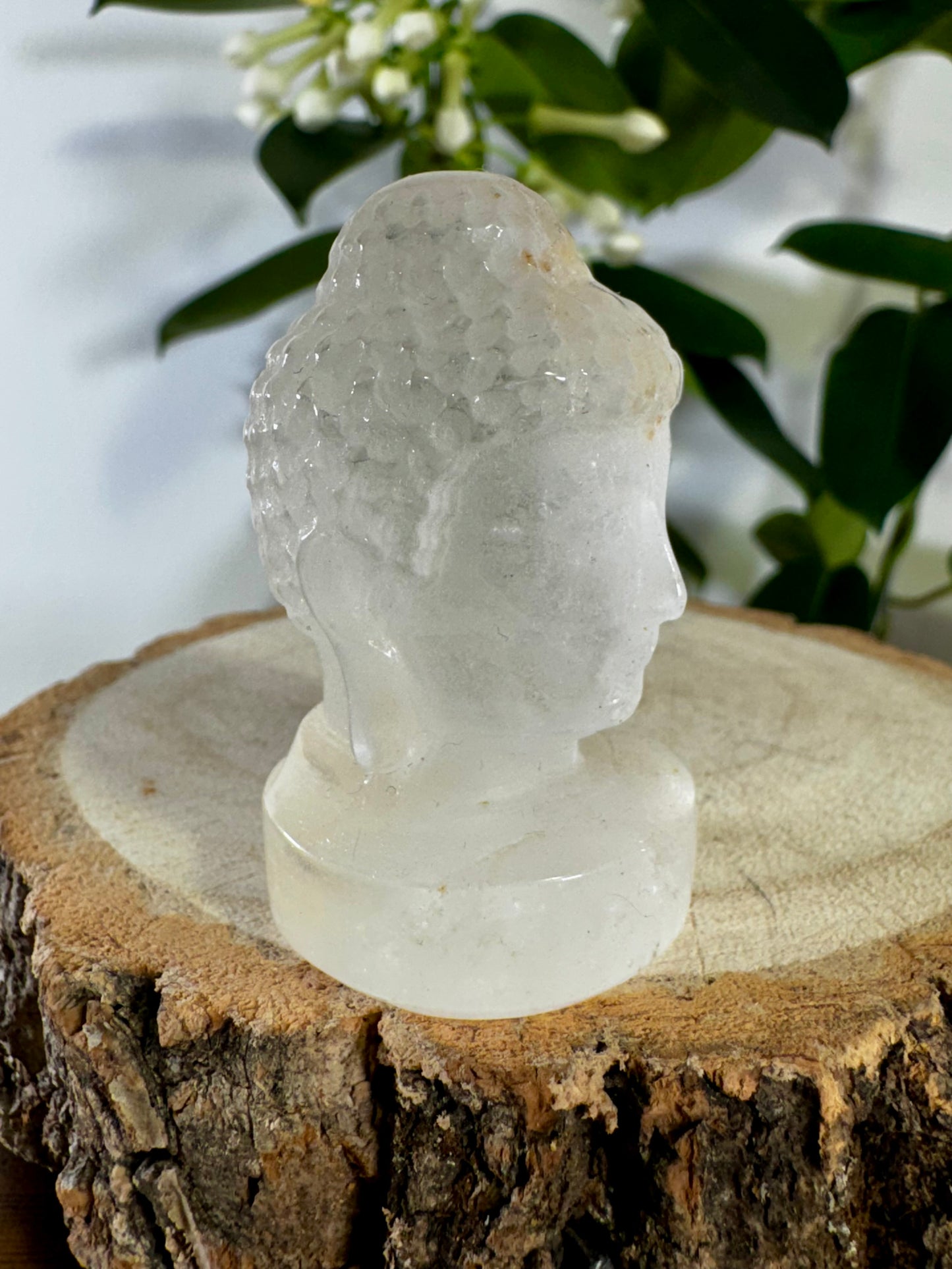 Clear Quartz Buddha Head | 68g