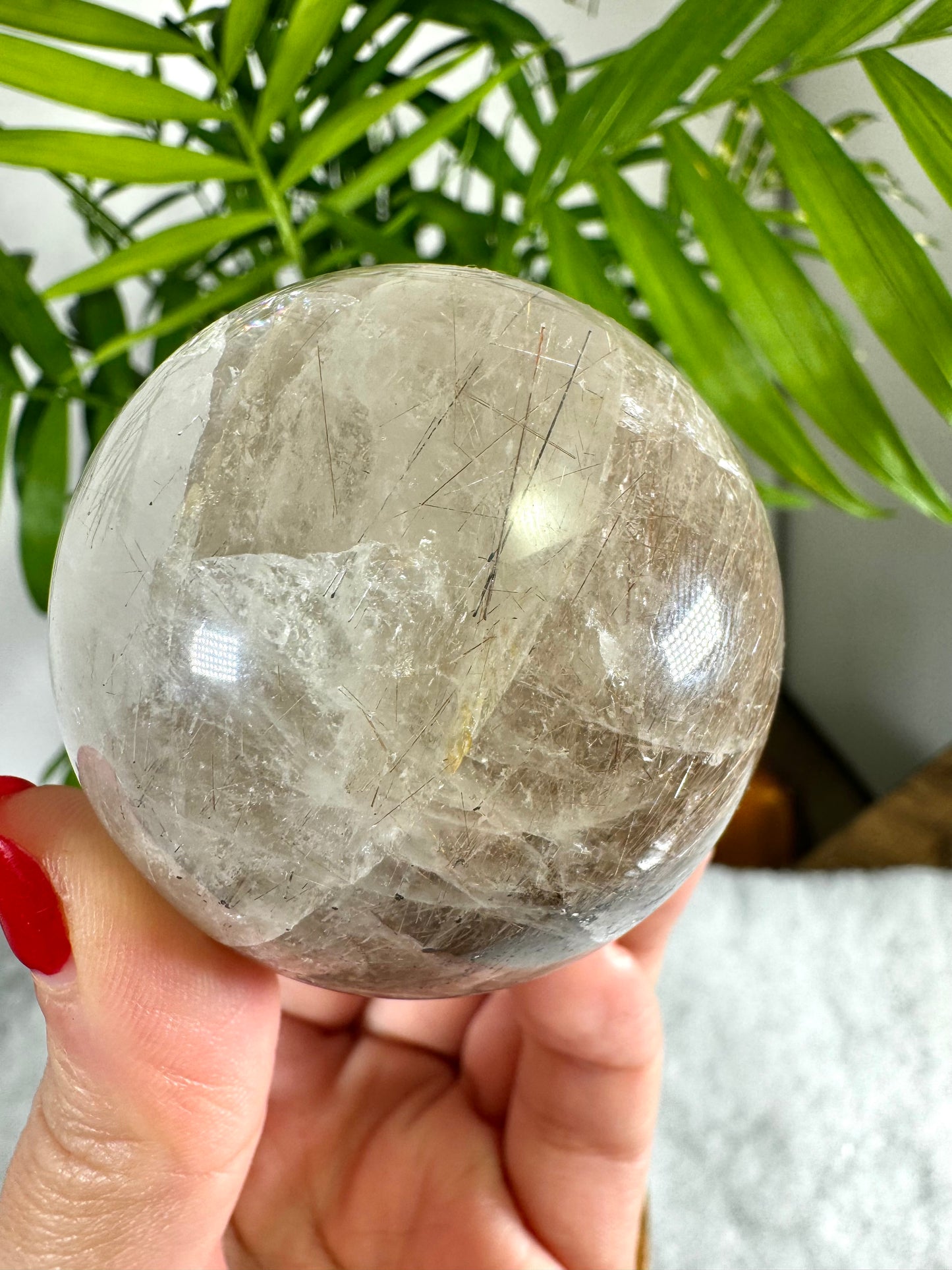 Rutilated Quartz Sphere | 199g