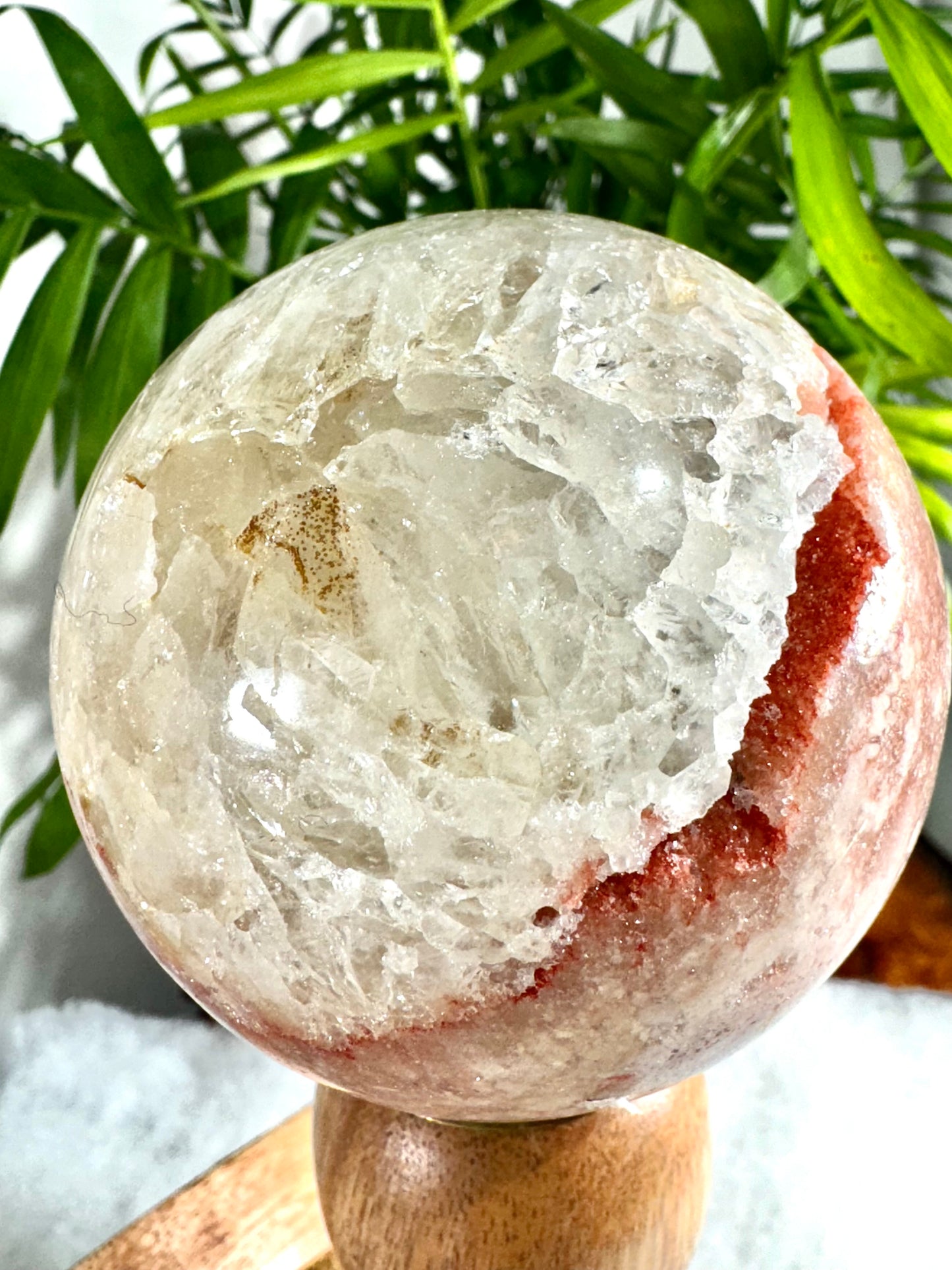 Pink Amethyst & Quartz Sphere | 560g