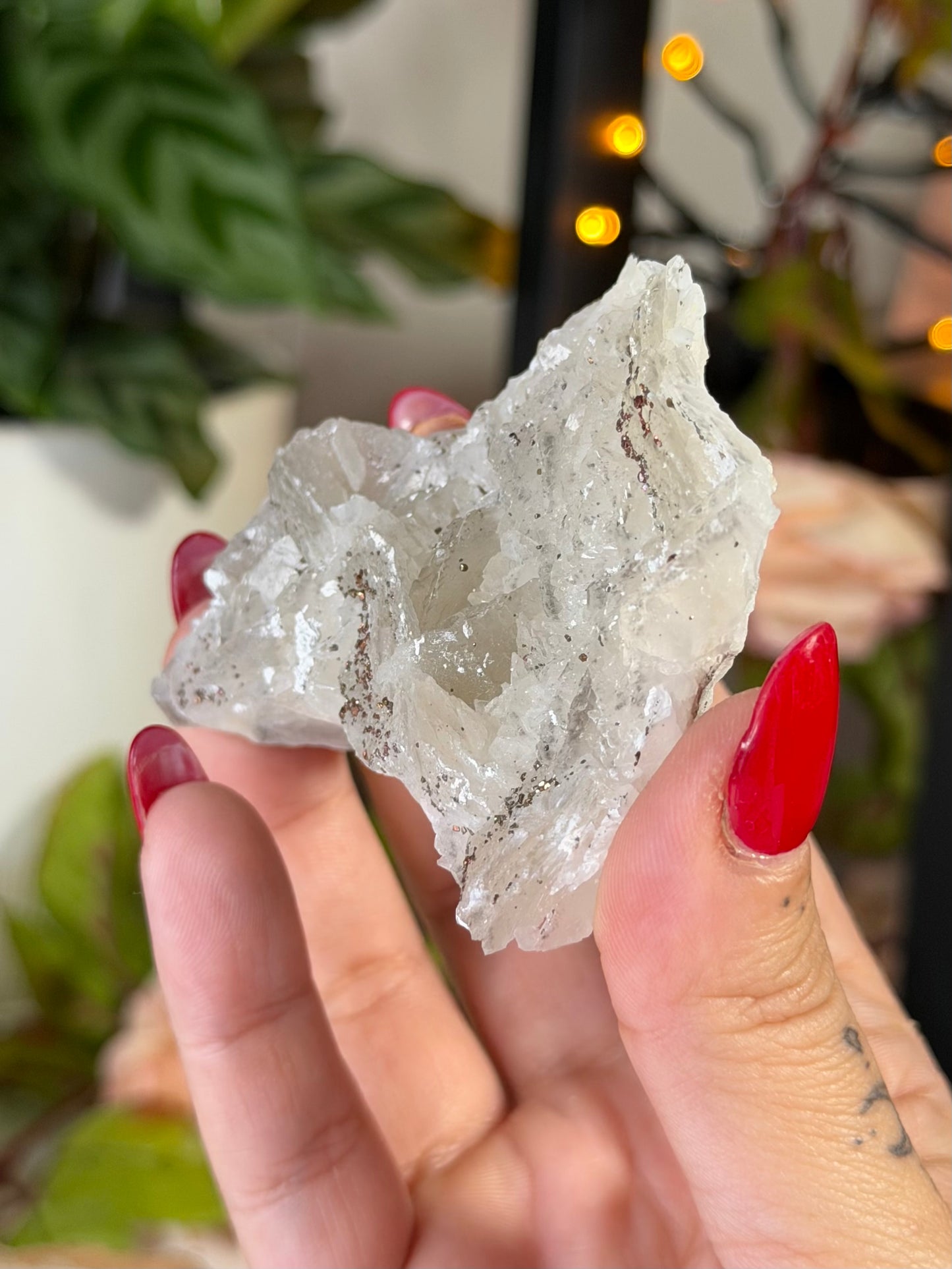 Calcite with Chalcopyrite with Stand 1  | 88g