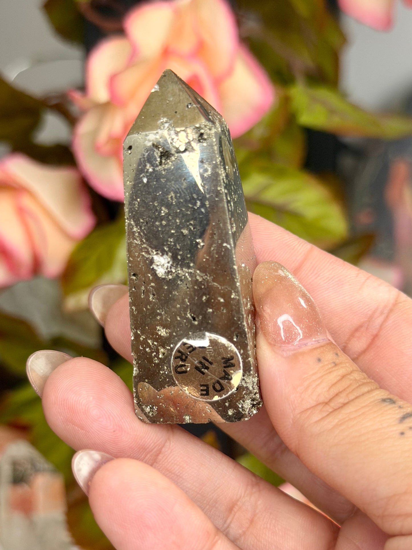 High Quality Pyrite Tower  | 80g