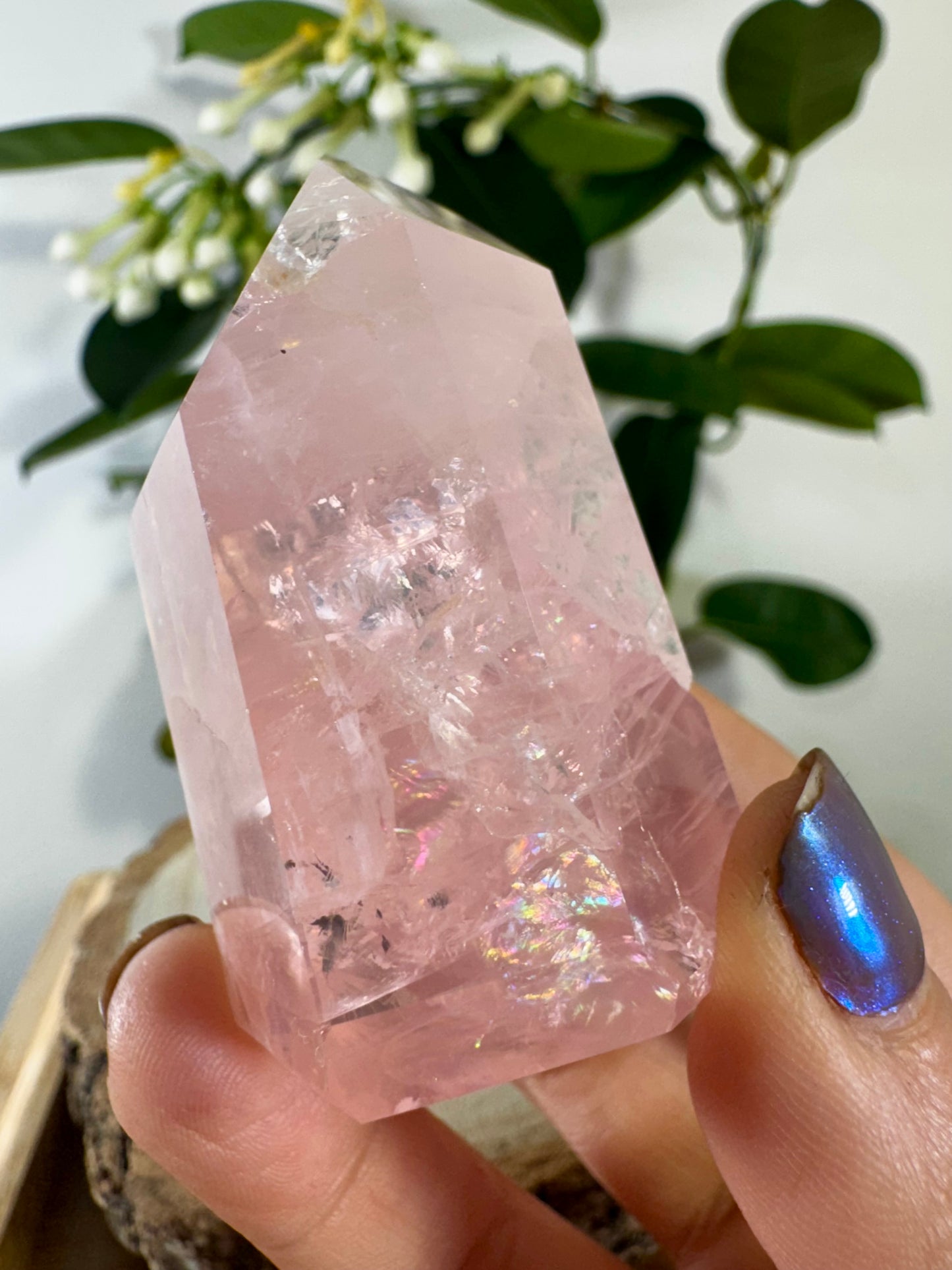 High Quality Rose Quartz Tower | 106g