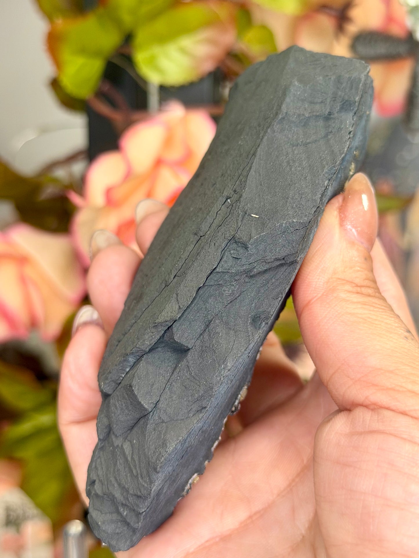 Pyrite Specimen on Basalt Base with Stand | (200g)
