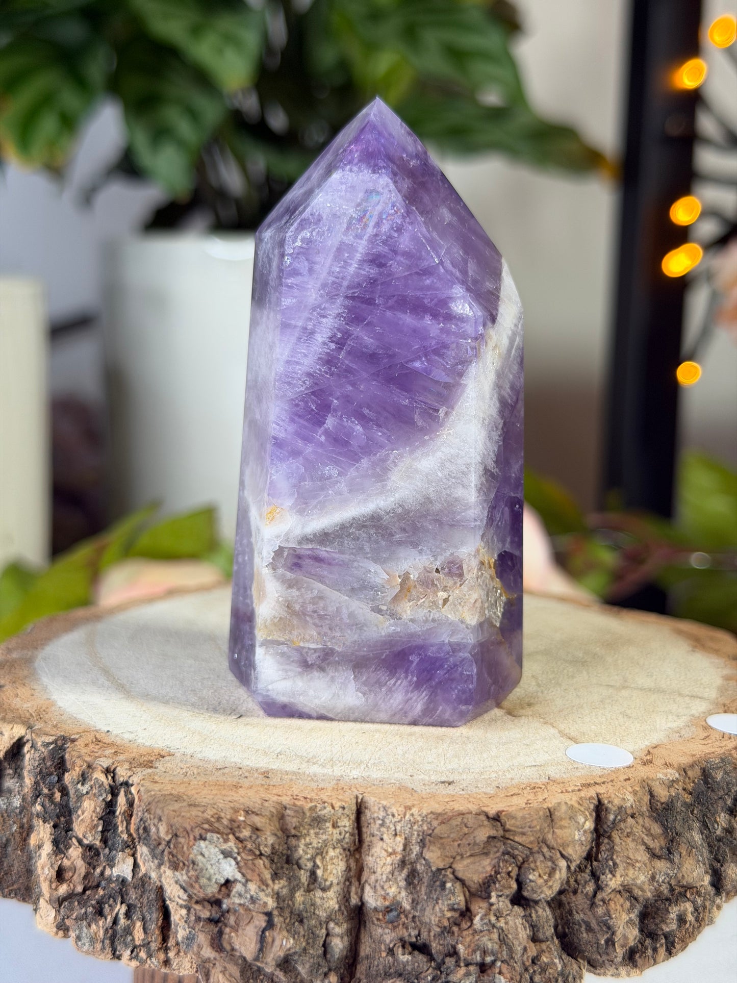 Chevron Amethyst Tower | 140g