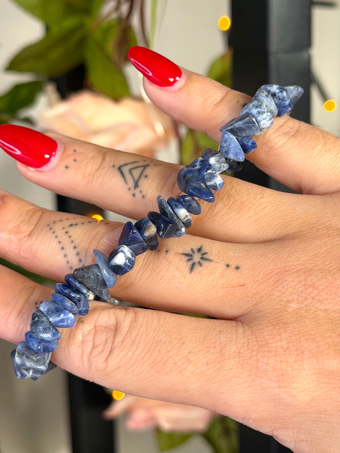 Elasticated Blue Sodalite Bracelet