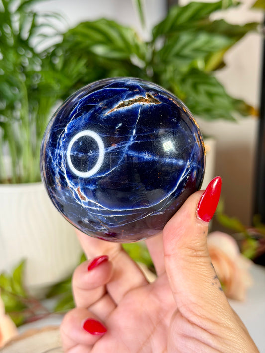 Blue Sodalite Sphere 1  | 366g