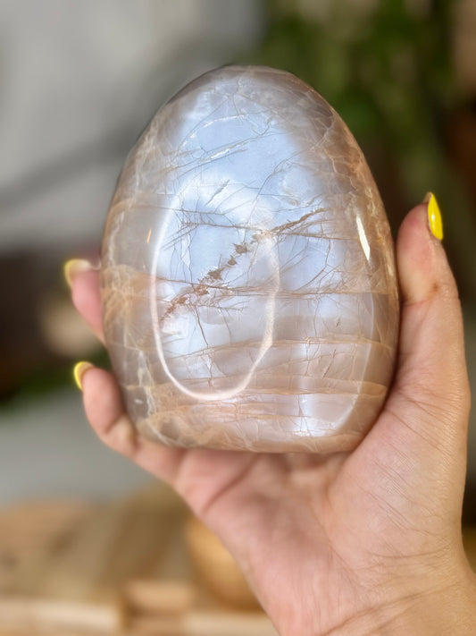 Flashy Peach Moonstone Freeform  | 645g