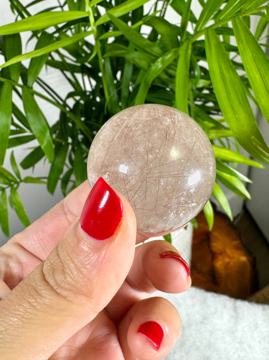 Rutilated Quartz Sphere | 55g